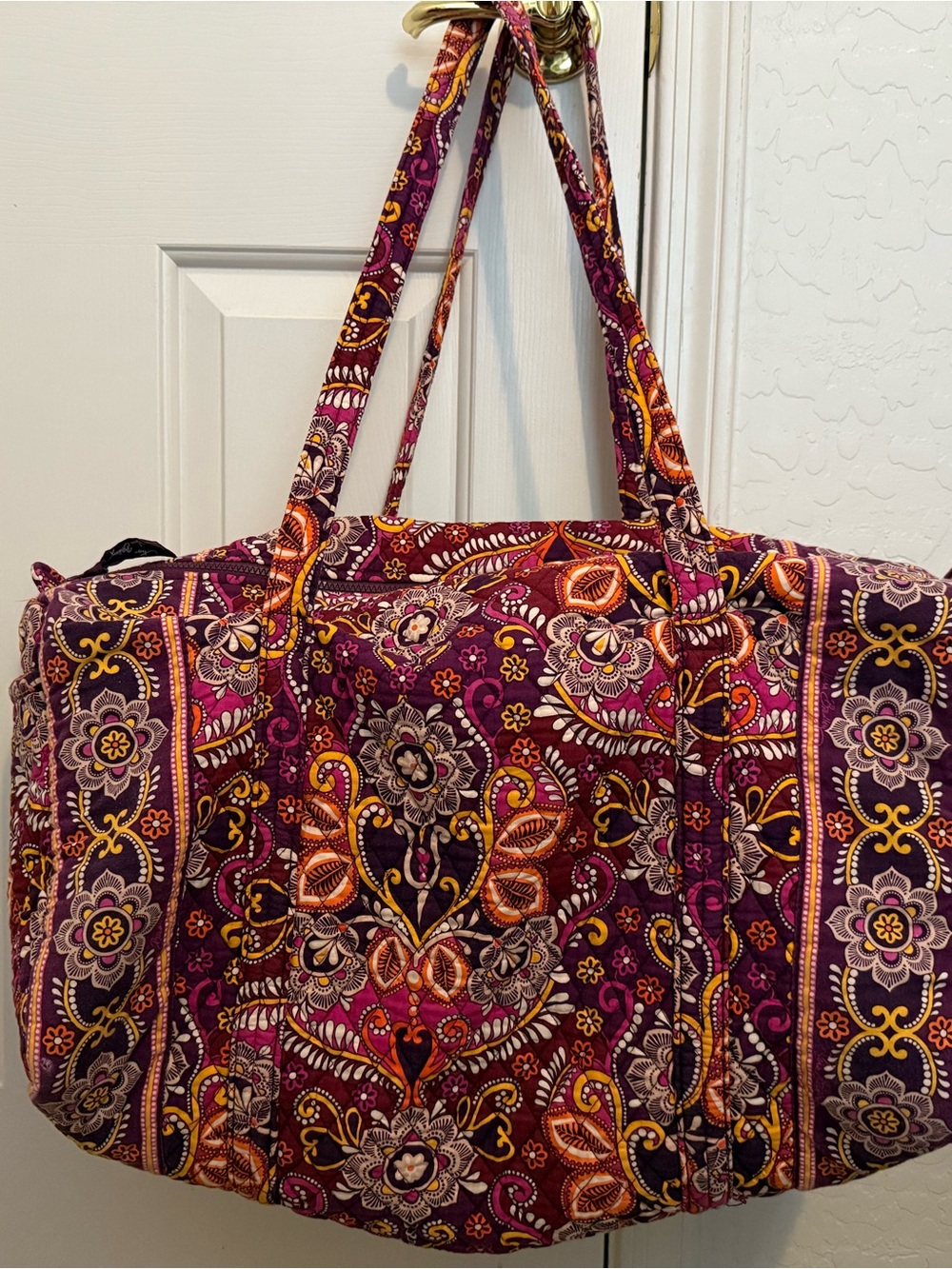 Vera Bradley Large Duffel Bag “safari sunset”